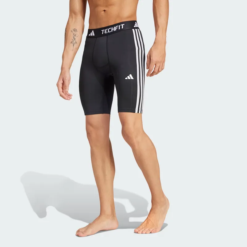 Adidas TECHFIT Compression Training 3S Sports Shorts Men's Black-1