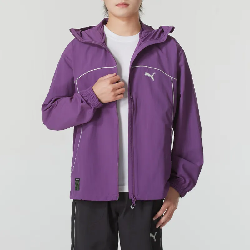 PUMA Jackets Coats Men's Purple-2