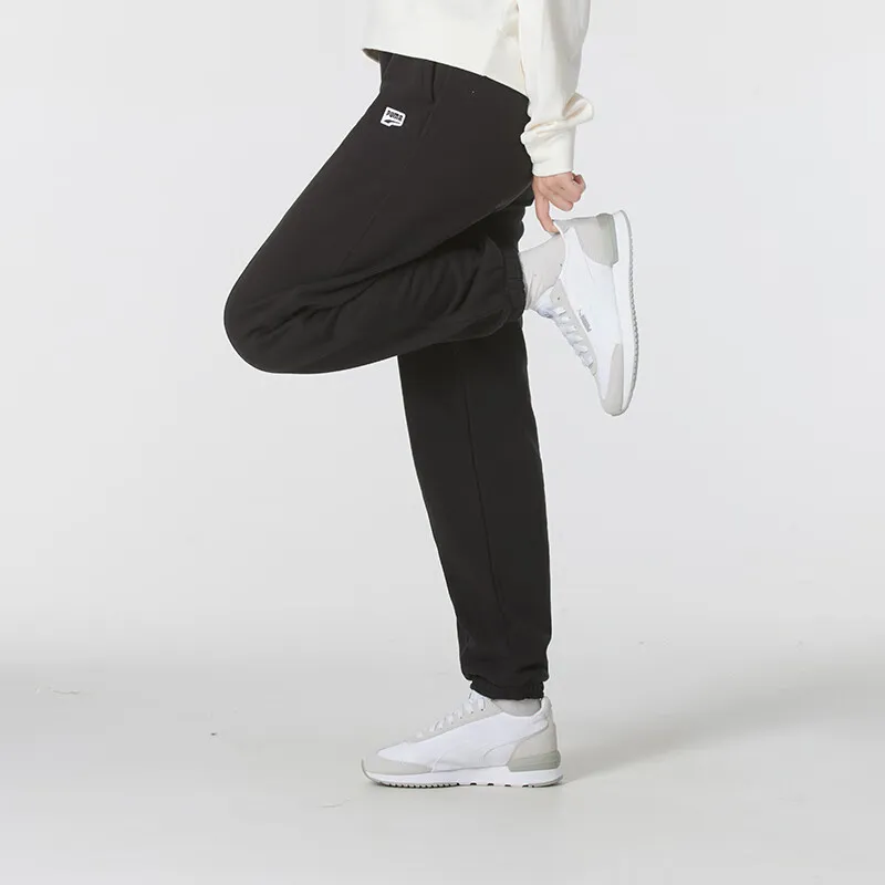 PUMA Knitted Sports Pants Women's Black-4