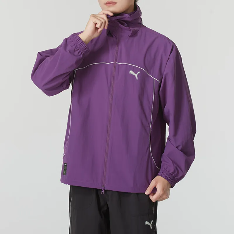 PUMA Jackets Coats Men's Purple-5