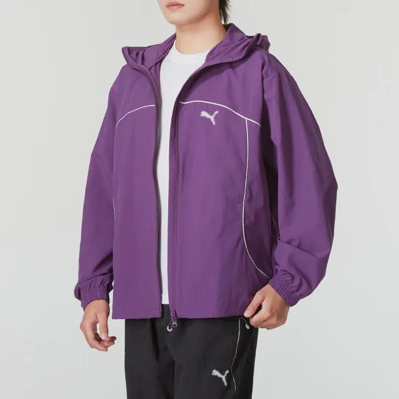 PUMA Jackets Coats Men's Purple-3