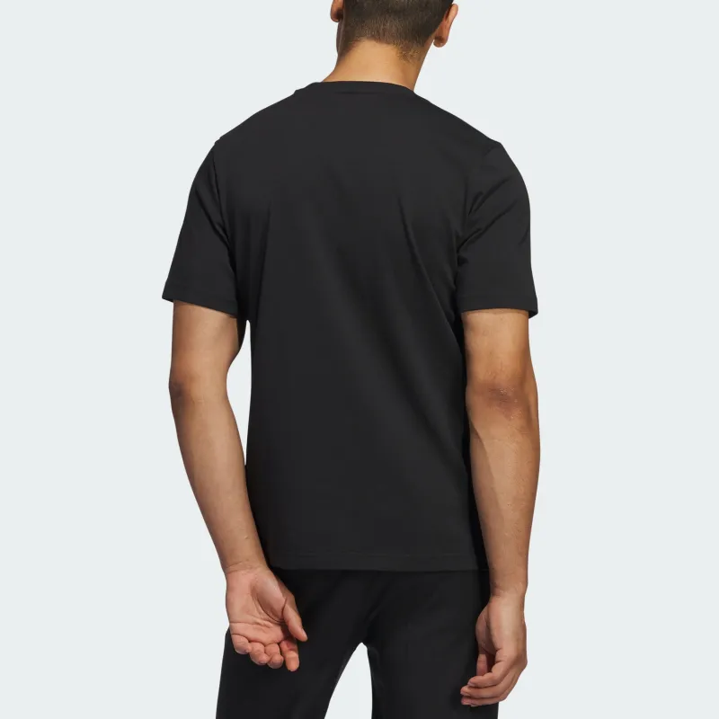 Adidas T Shirts Men Black-2