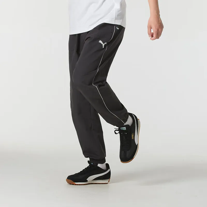 PUMA Casual Pants Unisex Black-5