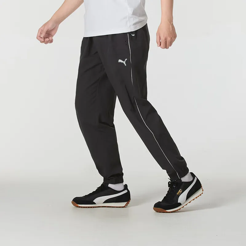 PUMA Casual Pants Unisex Black-4