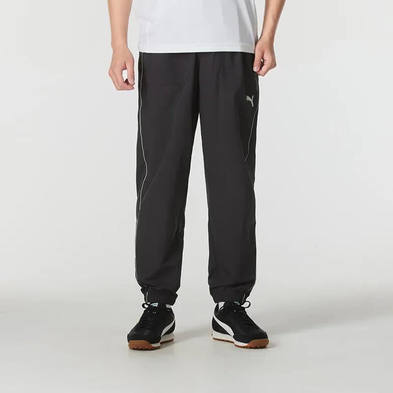 PUMA Casual Pants Unisex Black-3
