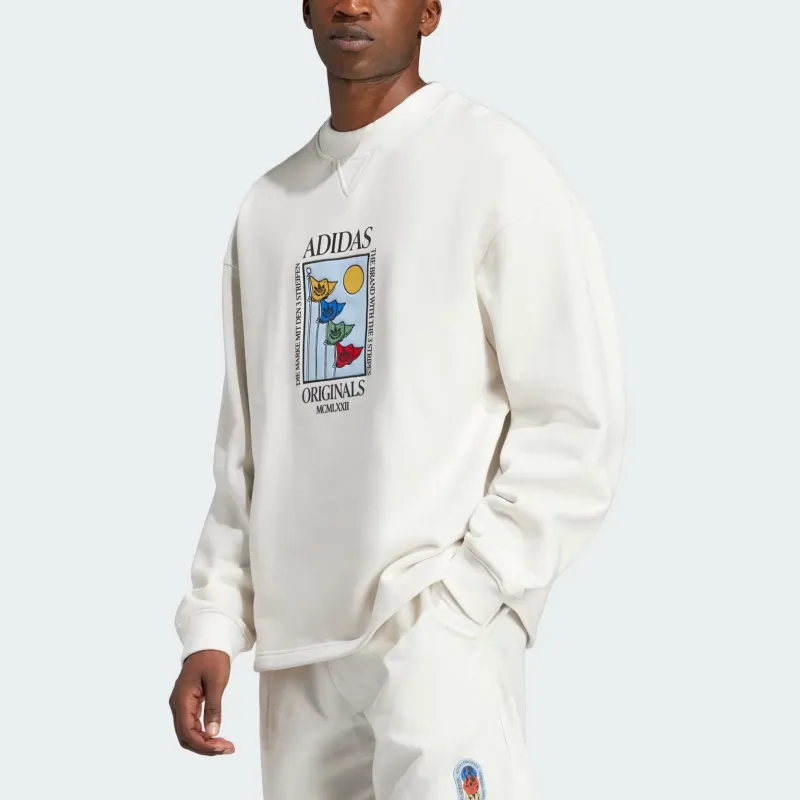 Adidas Originals OLPC Crew 2 OLPC CREW 2 Sweatshirt Men's Ivory-1