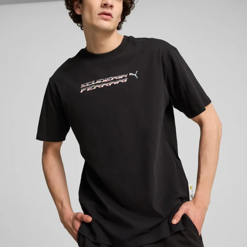 PUMA Scuderia Ferrari SS24 T Shirt Men's Black-2