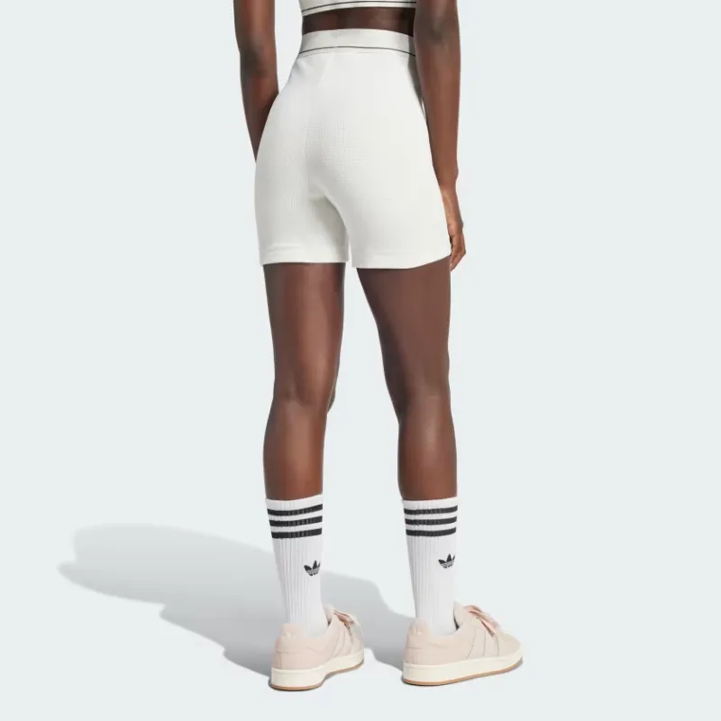 Adidas Women's Waffle Boxer Shorts Cloud White-2