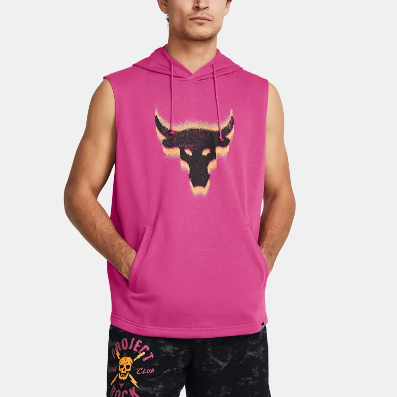 Under Armour Project Rock Fleece Payoff Sweatshirt Men's Pink-2
