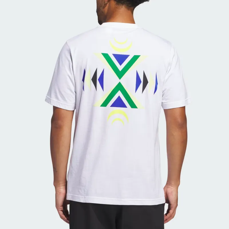 Adidas Originals Skateboarding BRASIL CRIOLA T-Shirt Men's White-4