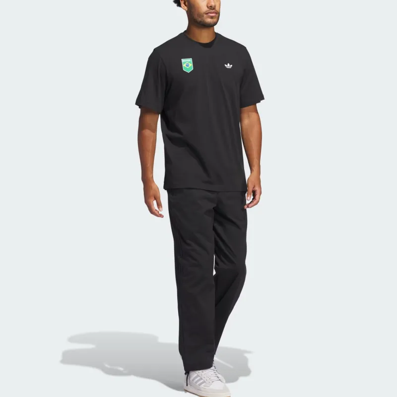 Adidas Originals Skateboarding BRASIL CRIOLA T-Shirt Men's Black-4