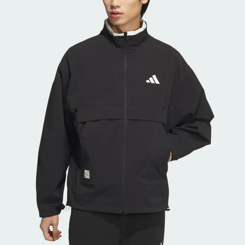 Adidas FW24 Woven Jacket Jackets Coats Men Black-1