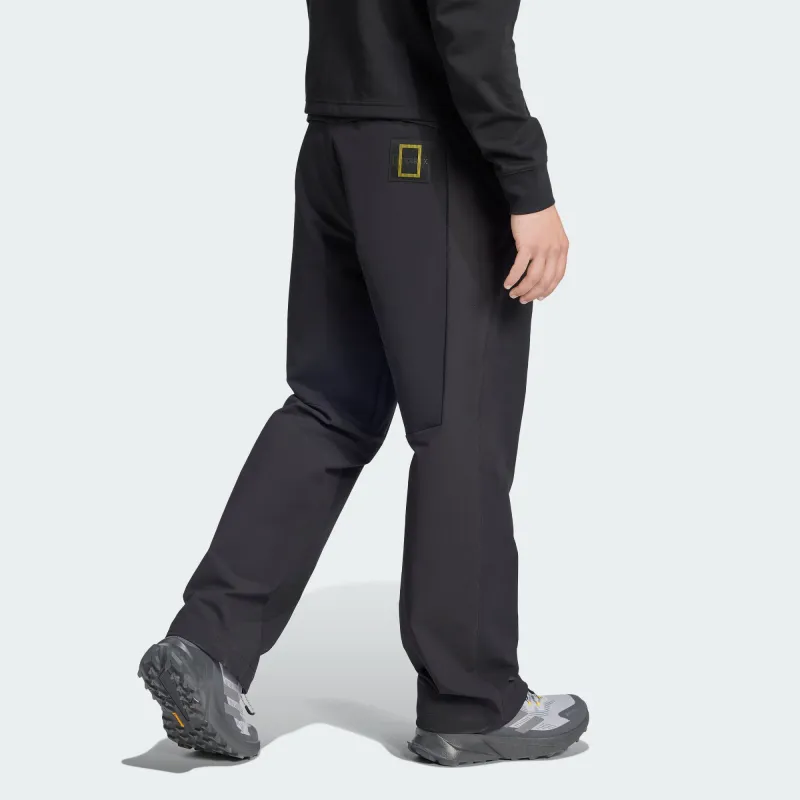 Adidas x National Geographic FW24 NATIONAL GEOGRAPHIC SOFTSHELL Casual Pants Men Black-3