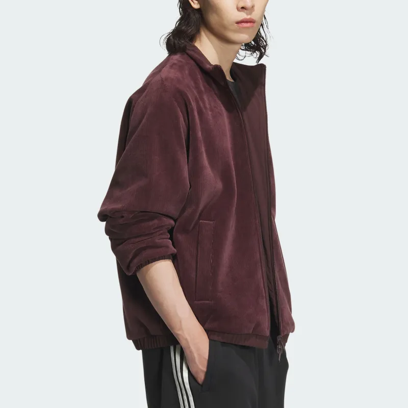 Adidas FW24 Jackets Coats Unisex Dark Gray Brown-4
