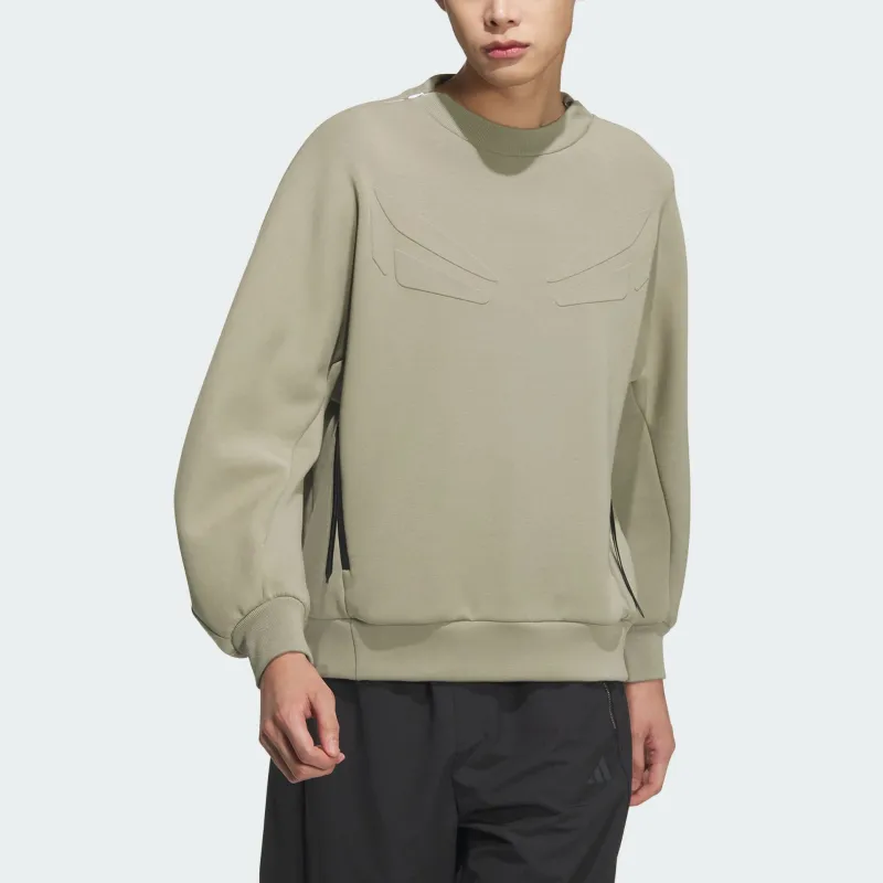 Adidas FW24 Sweatshirt Men's Earth Brown-1