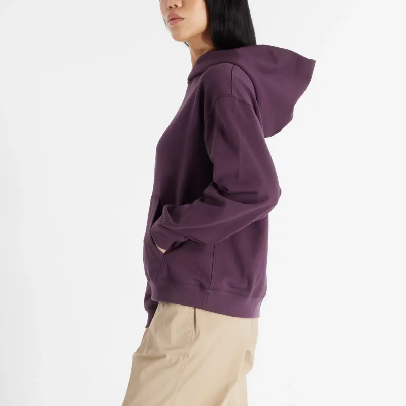 New Balance Athletics French Terry Oversized Choice Sweatshirt Women's Plum Brown-3