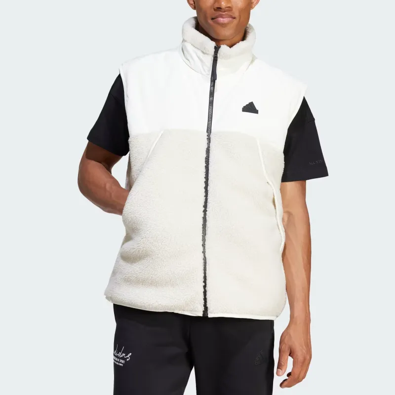 Adidas SportswearCITY ESCAPE Vest Men's Gray White-1