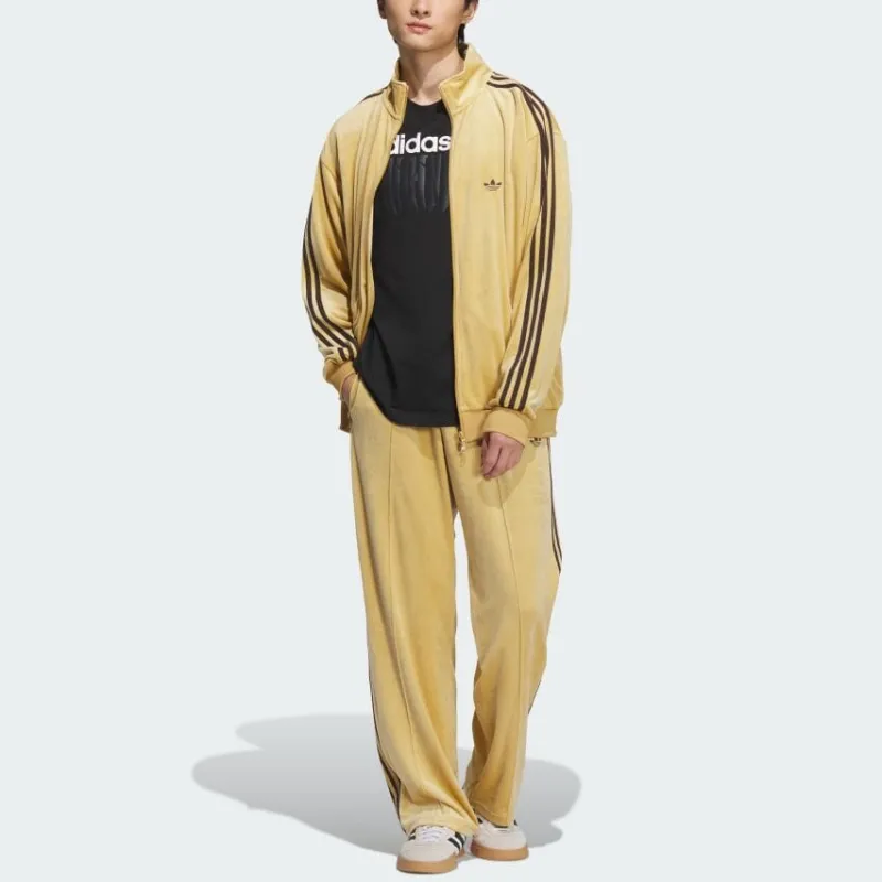 Adidas Originals BECKENBAUER TRACK FW24 Jacket Unisex Beige Gold-2