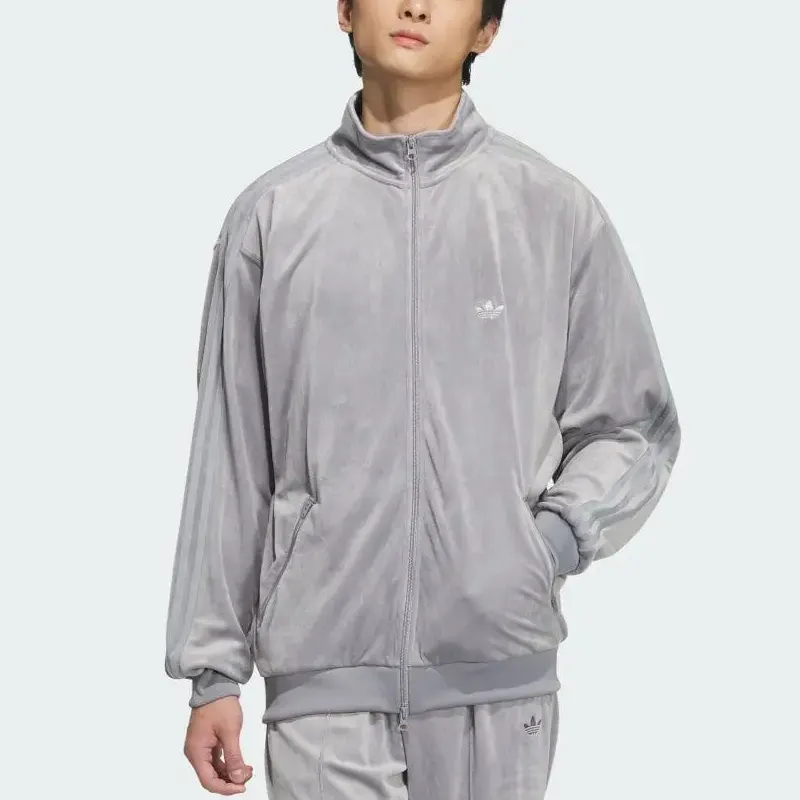Adidas Originals BECKENBAUER TRACK FW24 Jackets Coats Unisex Light Gray-1