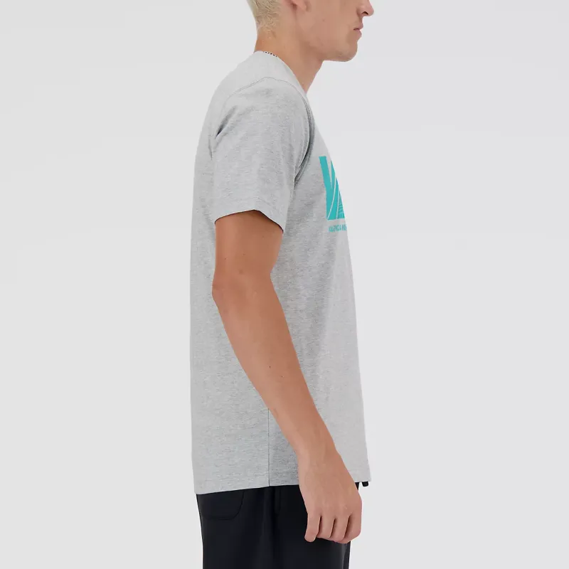 New Balance Graphic Valencia Marathon T-Shirt Men's Sports Gray-3