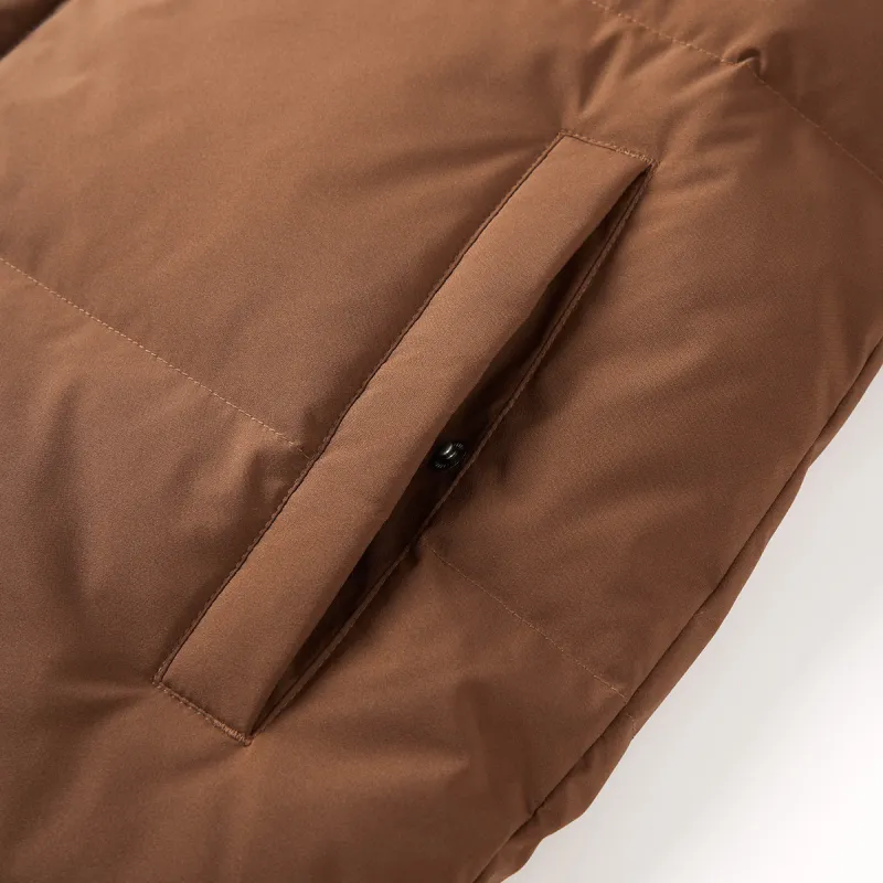 Adidas Down Jacket Unisex Chocolate-4