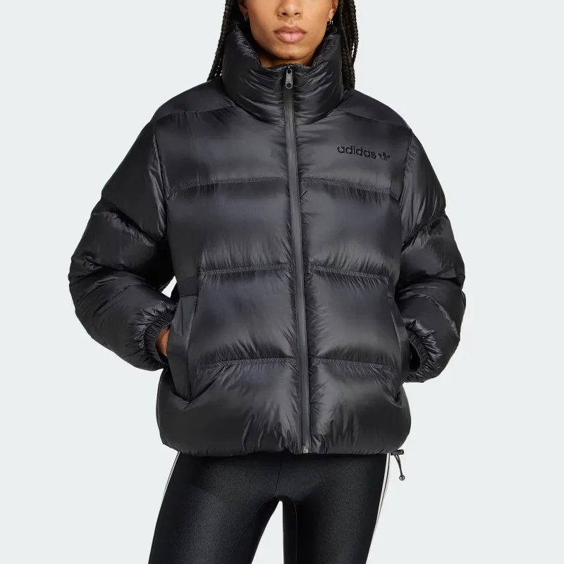 Adidas Originals Clover Series Outfit Down Jacket Women's Black-1