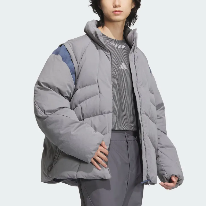 Adidas FW24 Down Jacket Men's Gray-4