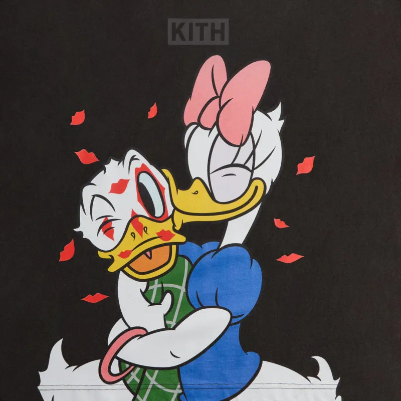 KITH Disney Donald Duck Smooch Vintage Tee-2