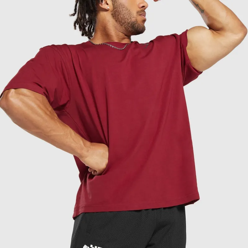 GYMSHARK T-Shirt Men's Red/Black-3