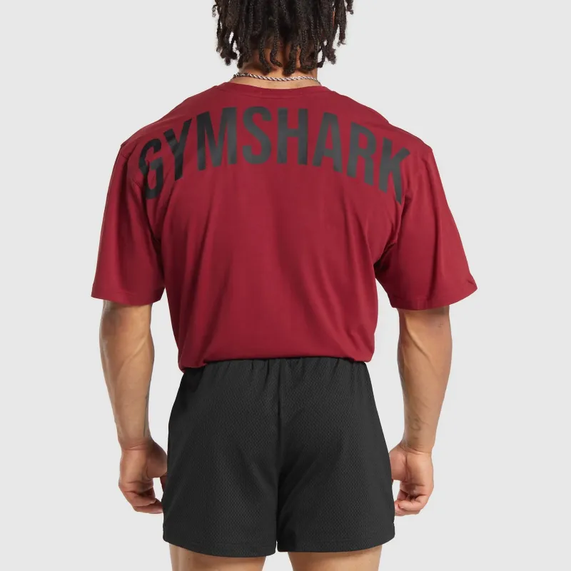 GYMSHARK T-Shirt Men's Red/Black-5