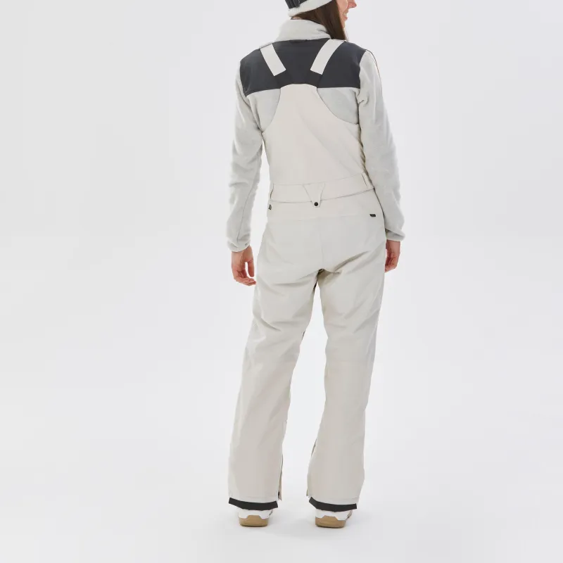 DECATHLON DREAMSCAPE SNB BIB Ski Pants Women's Lunar Rock Gray-2