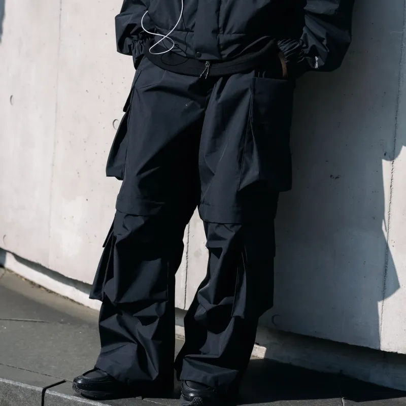 Phenix x Clesste FW24 WINDSTOPPER® By GORE-TEX LABS 2WAY CITY MILITARY Cargo Pants Unisex Black-13