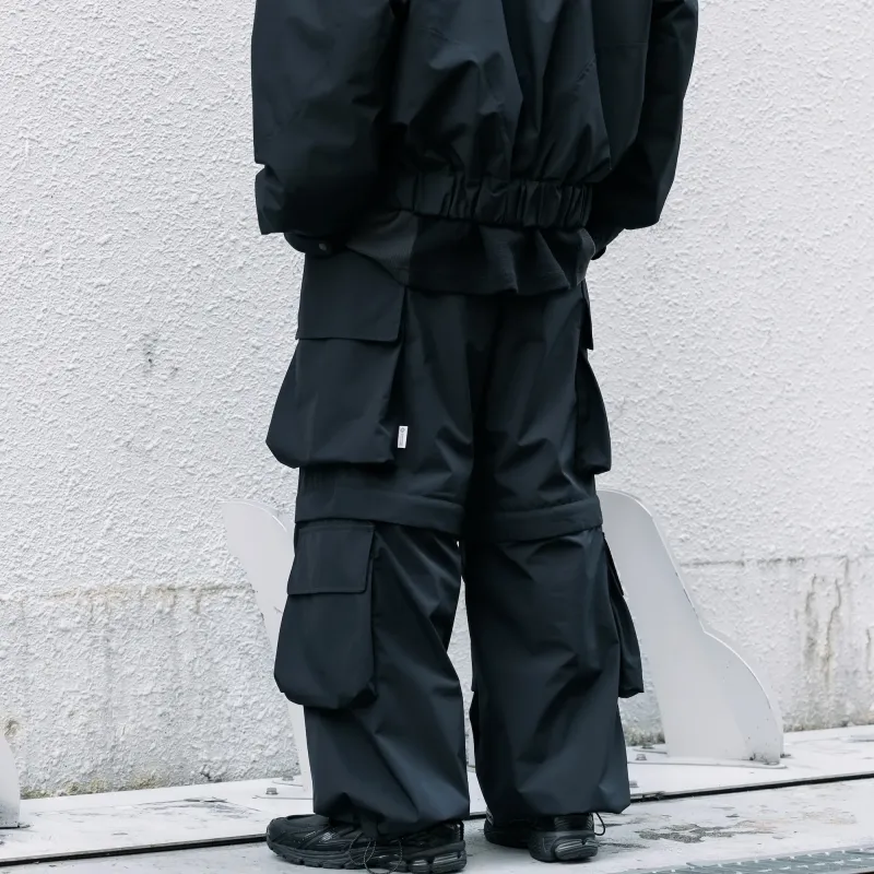 Phenix x Clesste FW24 WINDSTOPPER® By GORE-TEX LABS 2WAY CITY MILITARY Cargo Pants Unisex Black-14