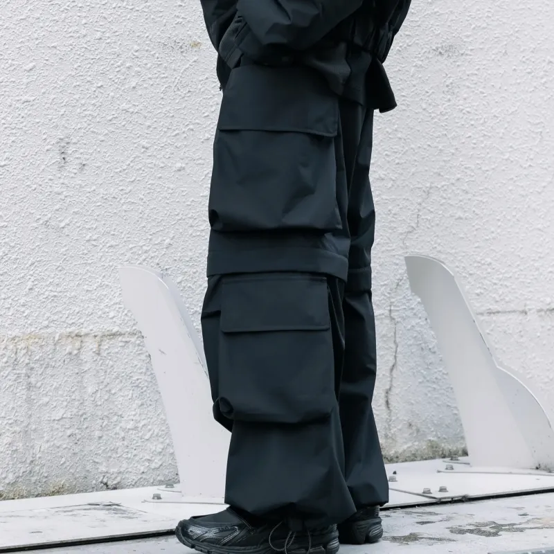 Phenix x Clesste FW24 WINDSTOPPER® By GORE-TEX LABS 2WAY CITY MILITARY Cargo Pants Unisex Black-15