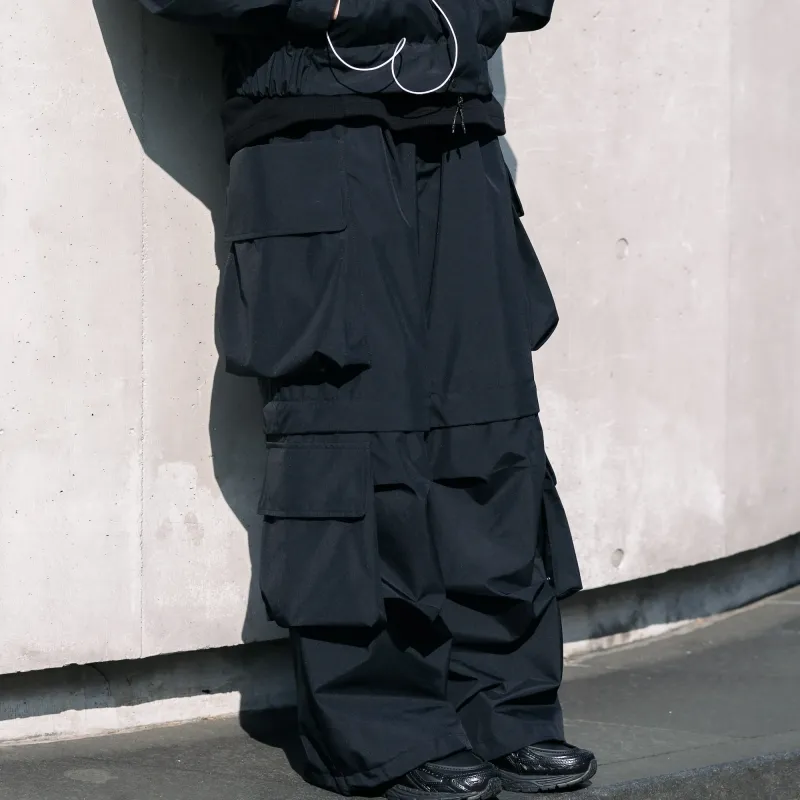 Phenix x Clesste FW24 WINDSTOPPER® By GORE-TEX LABS 2WAY CITY MILITARY Cargo Pants Unisex Black-12