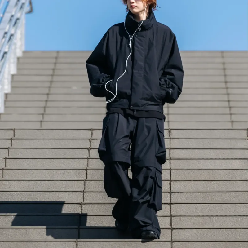 Phenix x Clesste FW24 WINDSTOPPER® By GORE-TEX LABS 2WAY CITY MILITARY Cargo Pants Unisex Black-5
