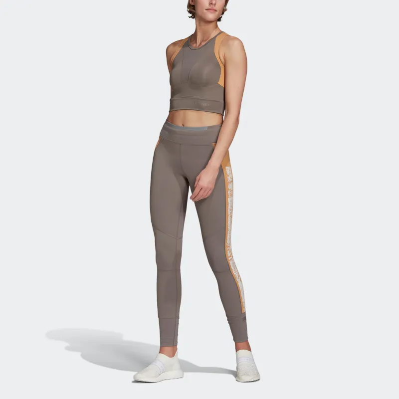 Adidas x Stella McCartney Sport Vests Women's Explore Gray/Cardboard Yellow-6