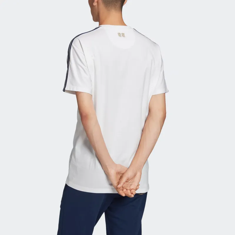 Adidas Real Madrid CNY T Shirt Men's White-4