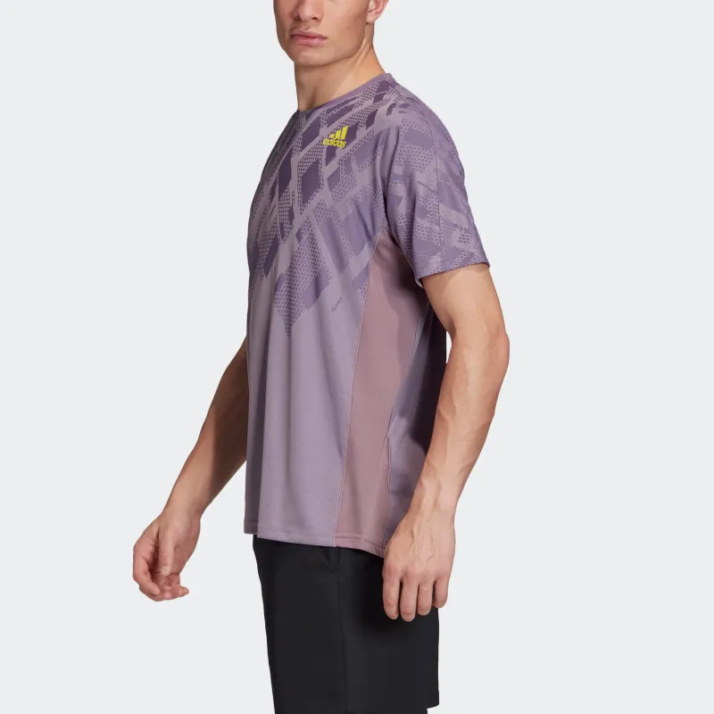 Adidas T-Shirt Men's Legacy Purple-5