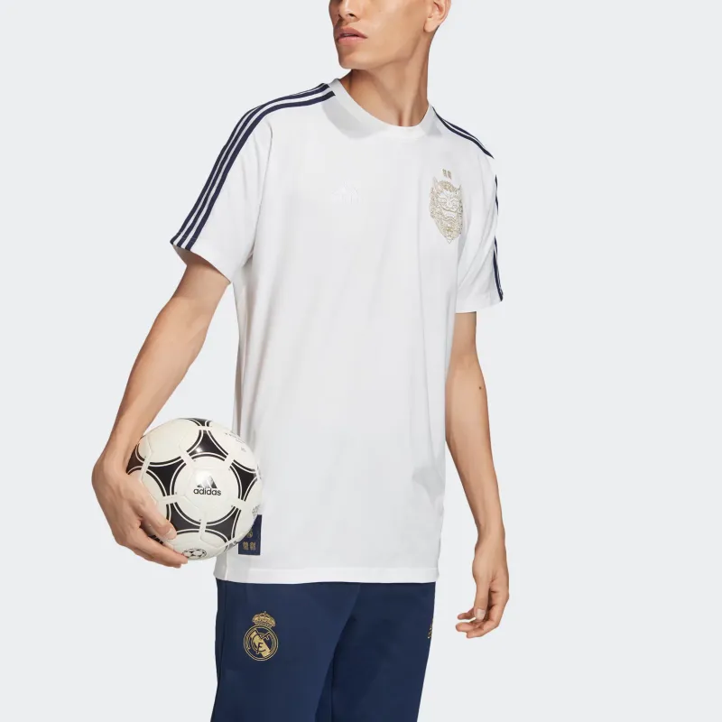 Adidas Real Madrid CNY T Shirt Men's White-3