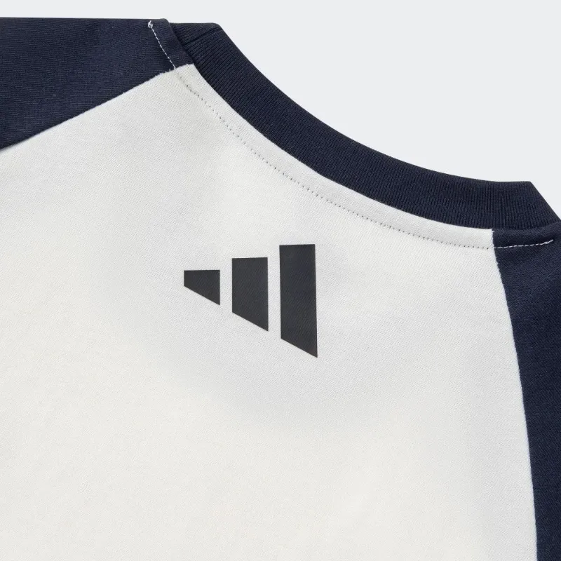 Adidas FW24 T-Shirt Unisex White/Ink Blue-5