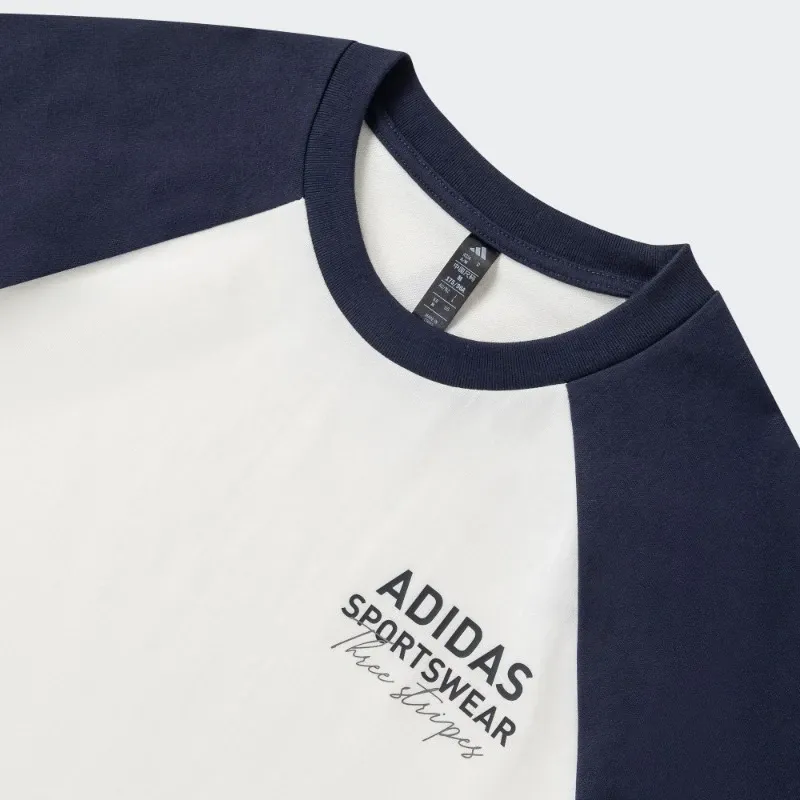 Adidas FW24 T-Shirt Unisex White/Ink Blue-4