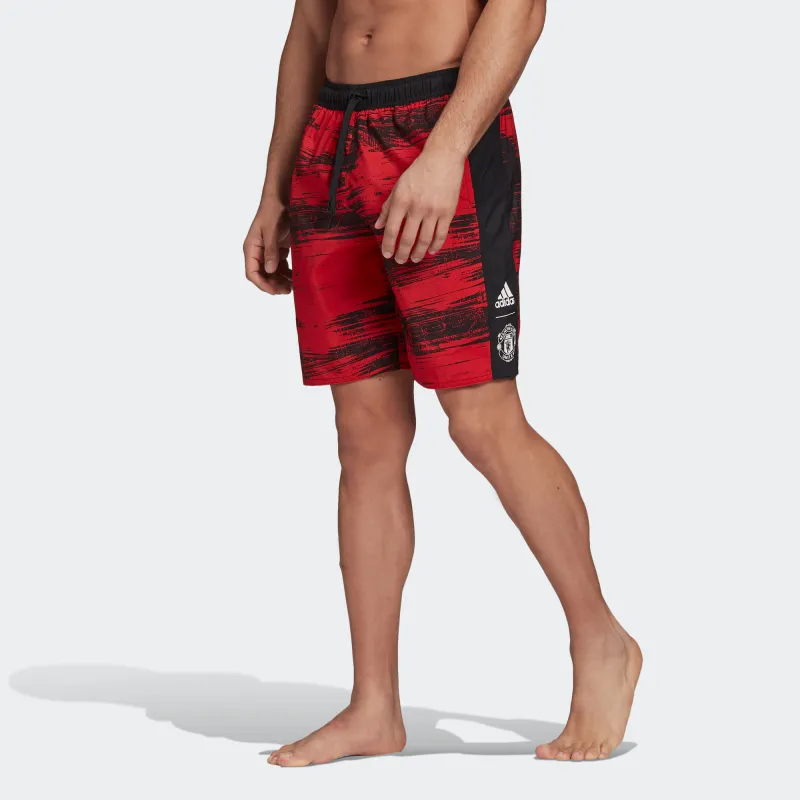 Adidas Manchester United Swimming Shorts Men's Red-2