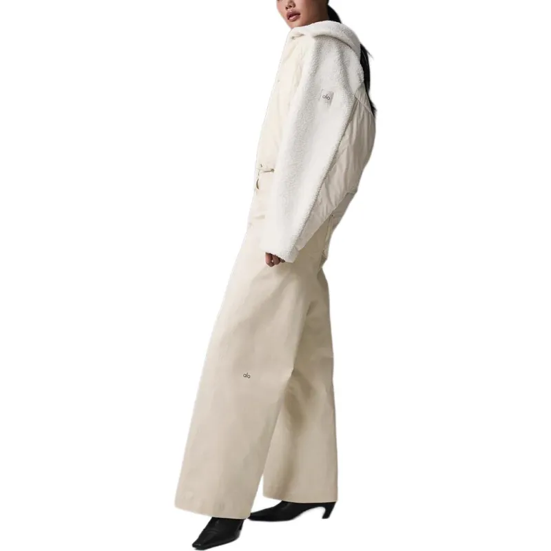Alo Yoga Sherpa Cozy Escape Puffer Down Jacket Women's-2