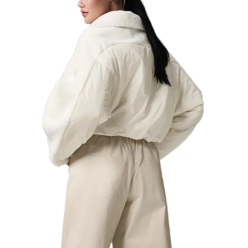 Alo Yoga Sherpa Cozy Escape Puffer Down Jacket Women's-1