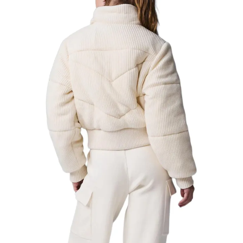 Alo Yoga Darling Sweater Puffer Down Jacket Women's-1
