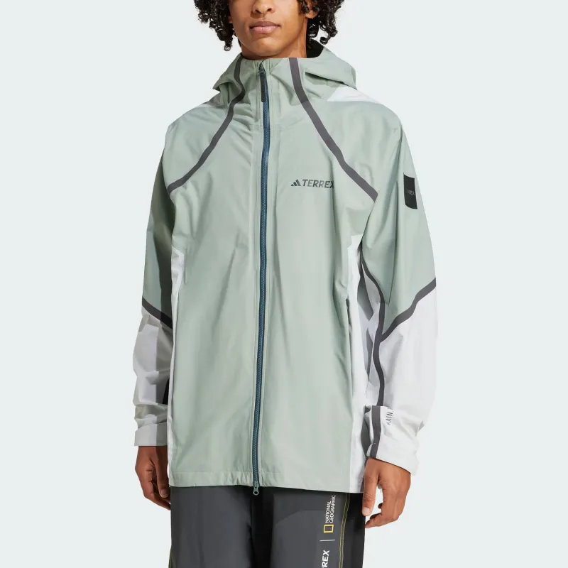 National Geographic X Adidas Windbreaker Jackets Men Dusty Green-1