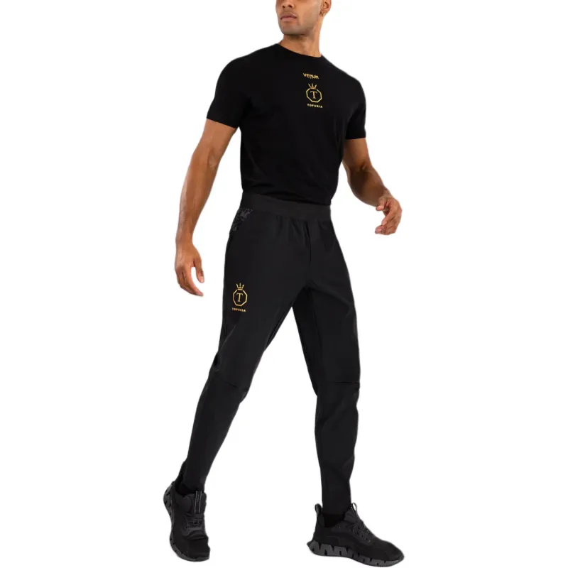 VENUM x Topuria Unmatched Athletic Trousers Men's Black/Gold Color-4