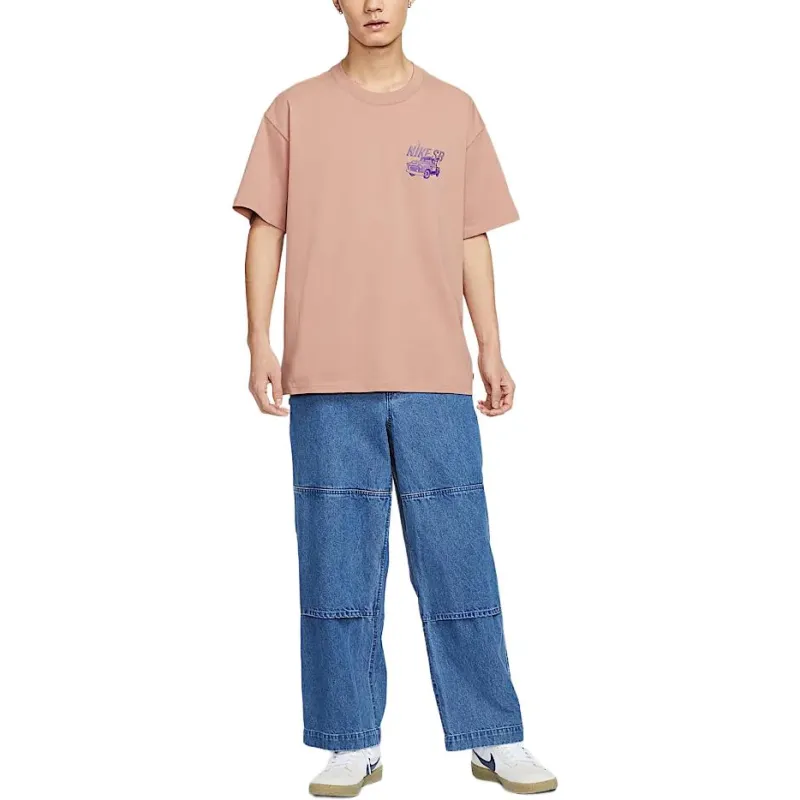 Nike SB T Shirt Men's Earth Yellow Gray-2