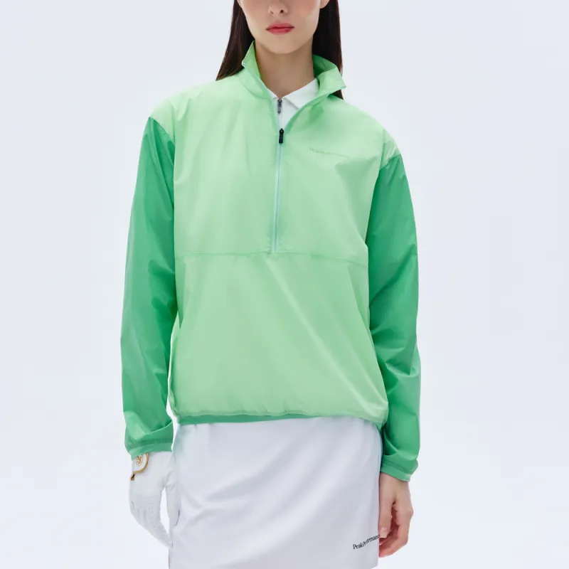 PEAK PERFORMANCE SS25 WIND CREW Sweatshirt Women's Dynamic Green/Midsummer Green-4